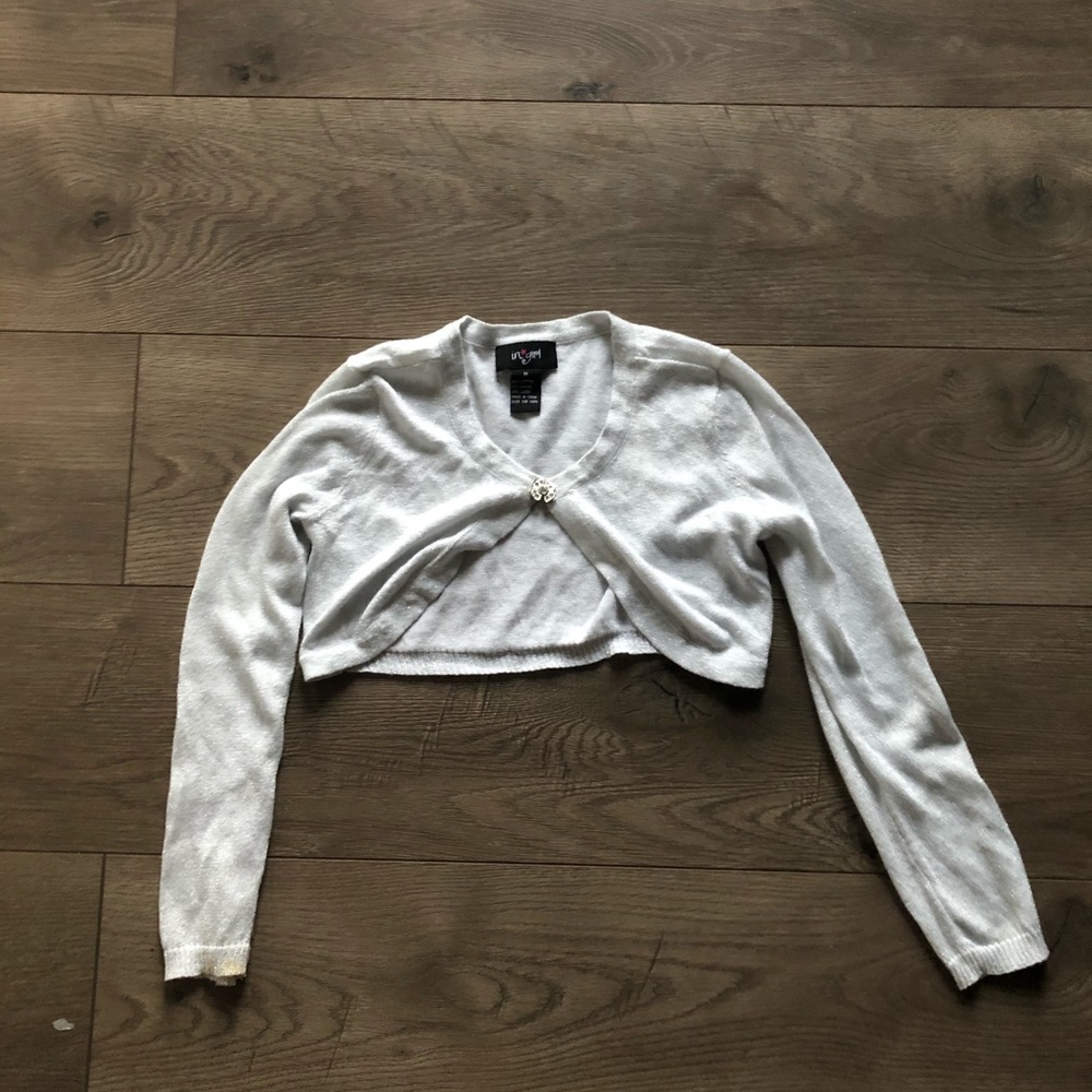 Silver dress cover up